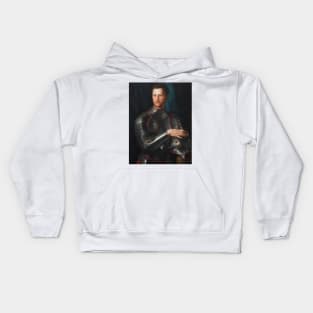 Cosimo I de' Medici in Armour by Agnolo Bronzino Kids Hoodie